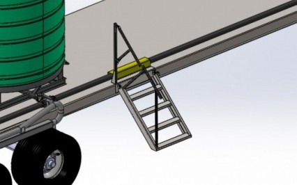 Folding Ladder with Transport Lock & Grip Strut Steps